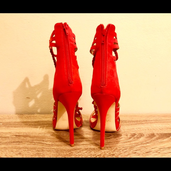 Red Statement Heels! - Picture 4 of 6